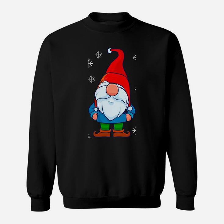 God Jul, Swedish Tomte Gnome, Scandinavian Merry Christmas Sweatshirt