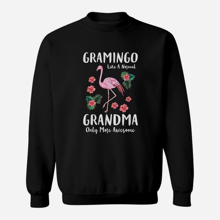 Gramingo Like A Normal Grandma Flamingo Lover Sweatshirt