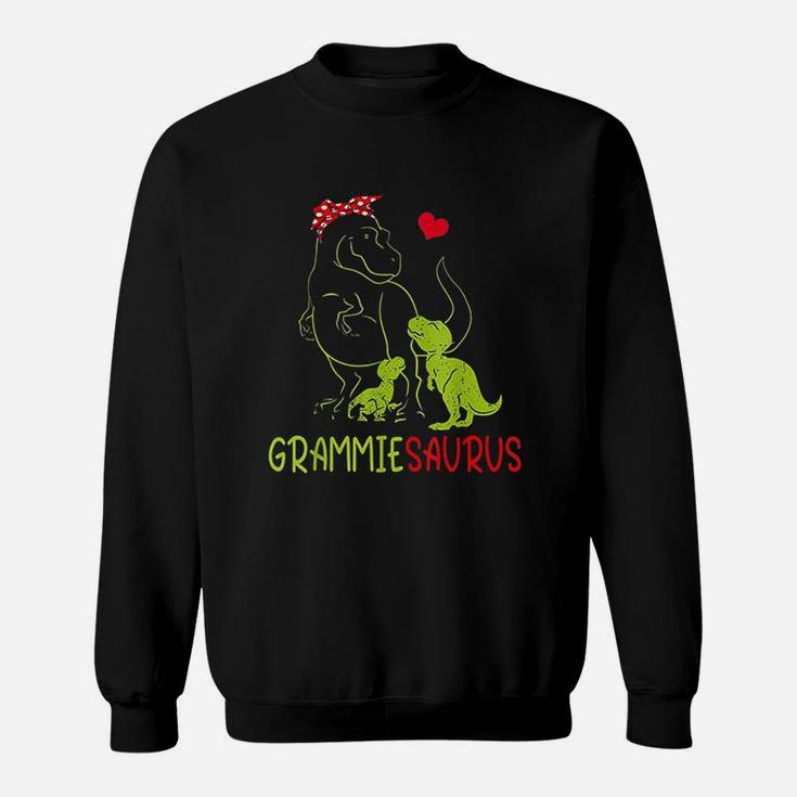 Grammiesaurus T Rex Grammie Saurus Dinosaur Women Sweatshirt