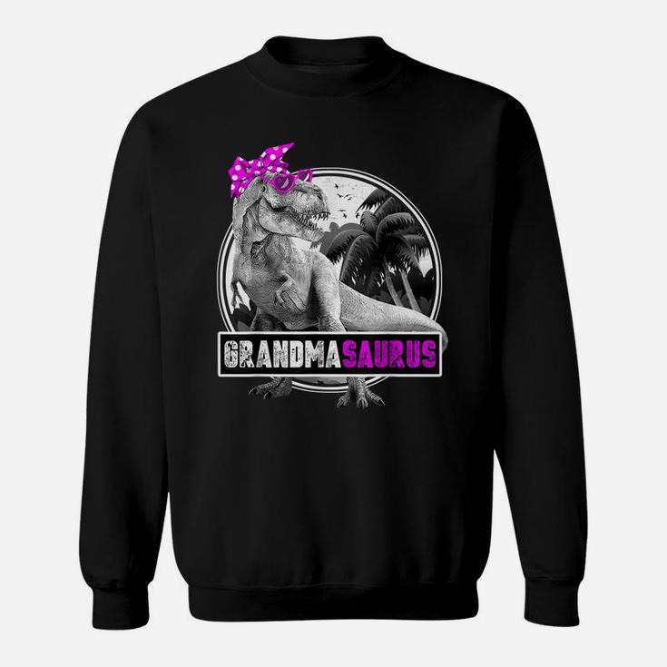 Grandmasaurus Shirt Funny T-Rex Gift For Grandma Dino Sweatshirt