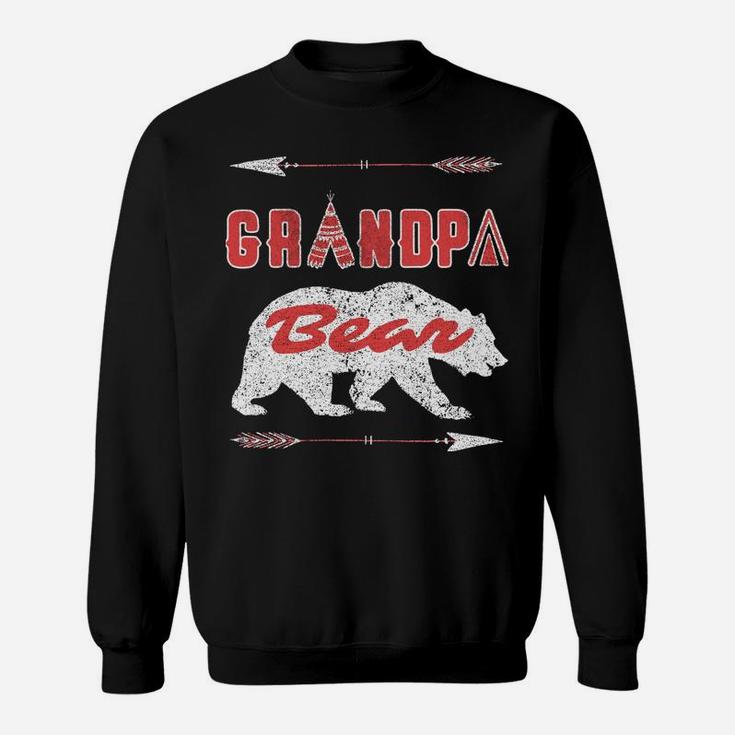 Grandpa Bear Vintage Tee Father's Day Grumpa Gift Granddad Sweatshirt Sweatshirt