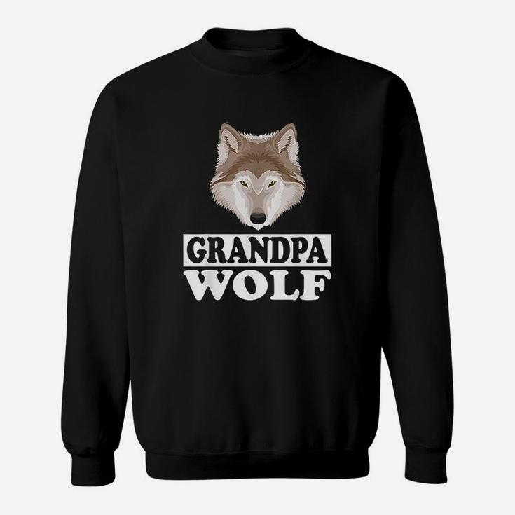 Grandpa Wolf Grandfather Gift Sweatshirt