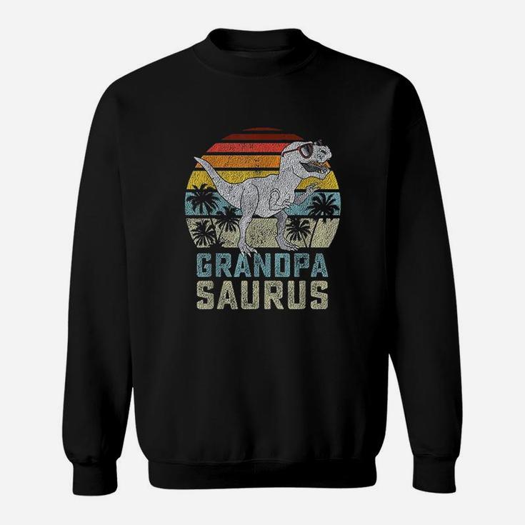 Grandpasaurus T Rex Dinosaur Grandpa Sweatshirt