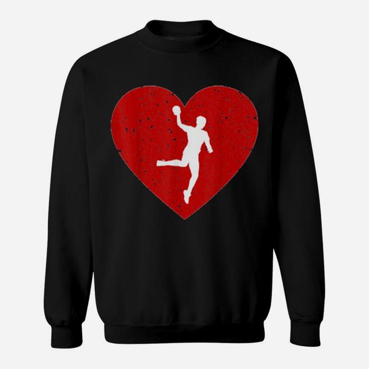 Handball Valentine Day For Handball Heart Sweatshirt