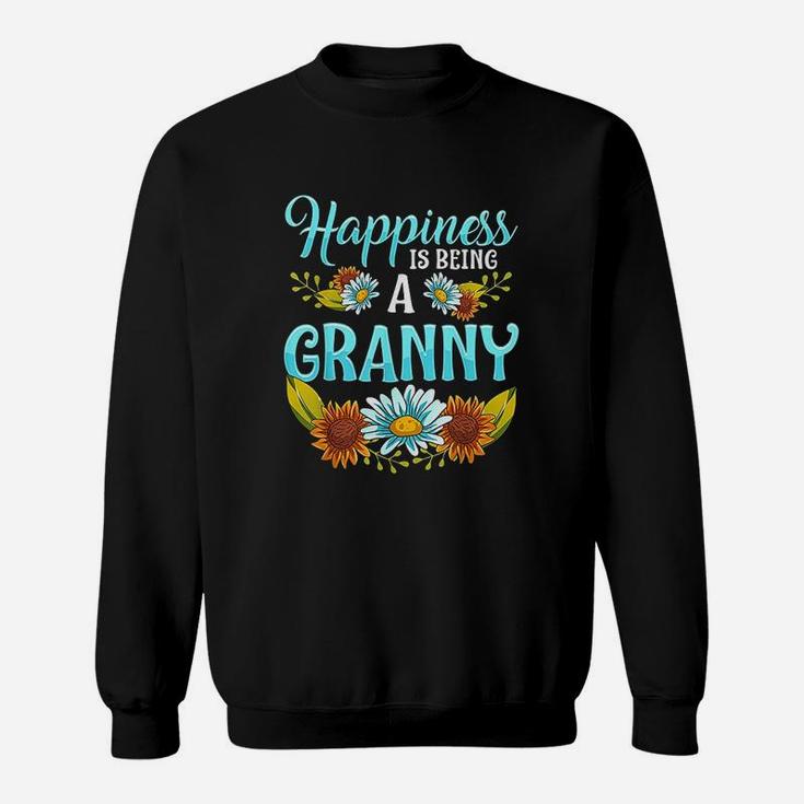 Happiness Is Being A Granny Cute Floral Mothers Day Gifts Sweatshirt