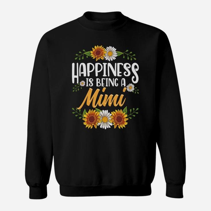 Happiness Is Being A Mimi Thanksgiving Christmas Gifts Sweatshirt