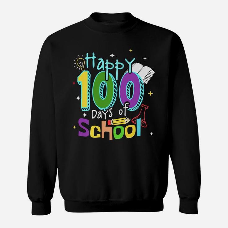 Happy 100 Days Of School Learning 100Th Day Smarter Kids Sweatshirt