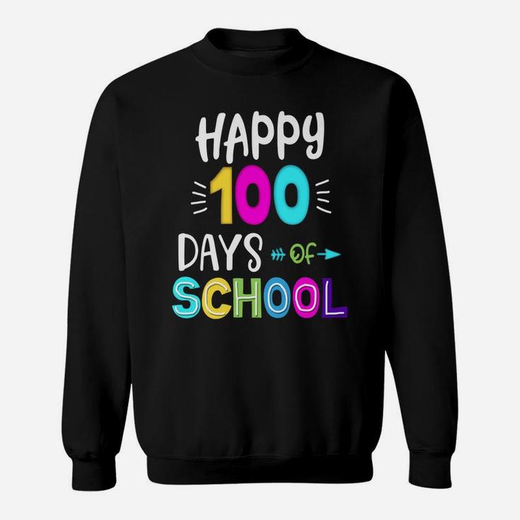 Happy 100 Days Of School Pre-K 1St Grade Teacher Outfit Sweatshirt