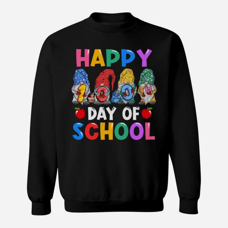 Happy 100Th Day Of School Cute Gnomes Gift Students Sweatshirt