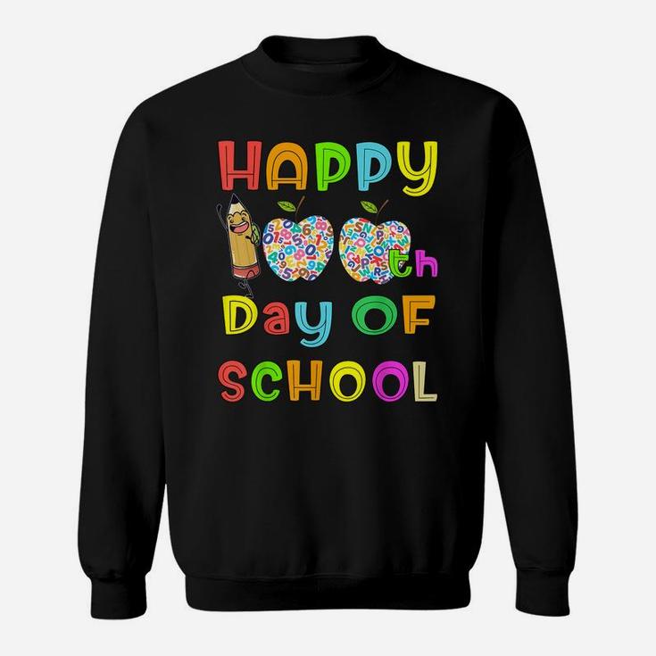 Happy 100Th Day Of School Teacher Or Student Kids Funny Gift Sweatshirt