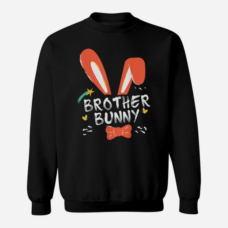 Happy Easter Day Brother Bunny Ears Costume Family Easter Sweatshirt