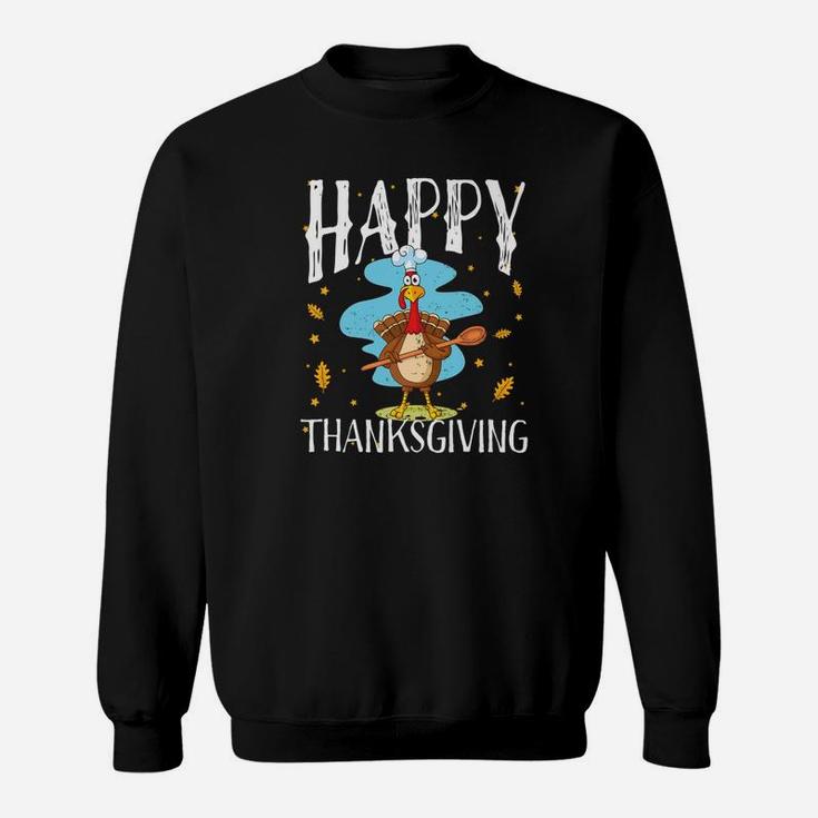 Happy Thanksgiving Turkey Day Gifts Boys Girls Kids Sweatshirt