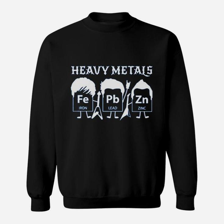 Heavy Metals Periodic Table Elements Printed Sweatshirt