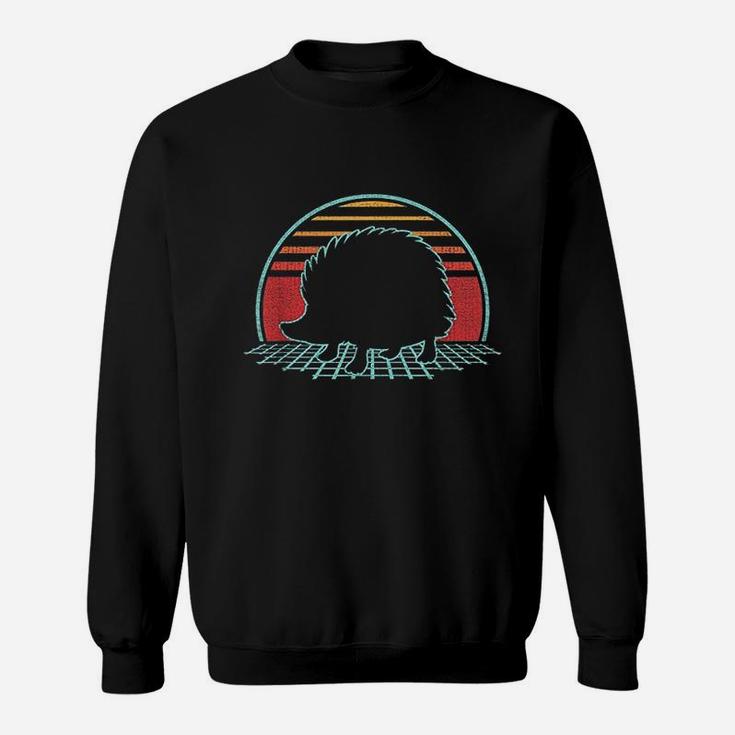Hedgehog Retro Vintage 80S Style Animal Lover Gift Sweatshirt