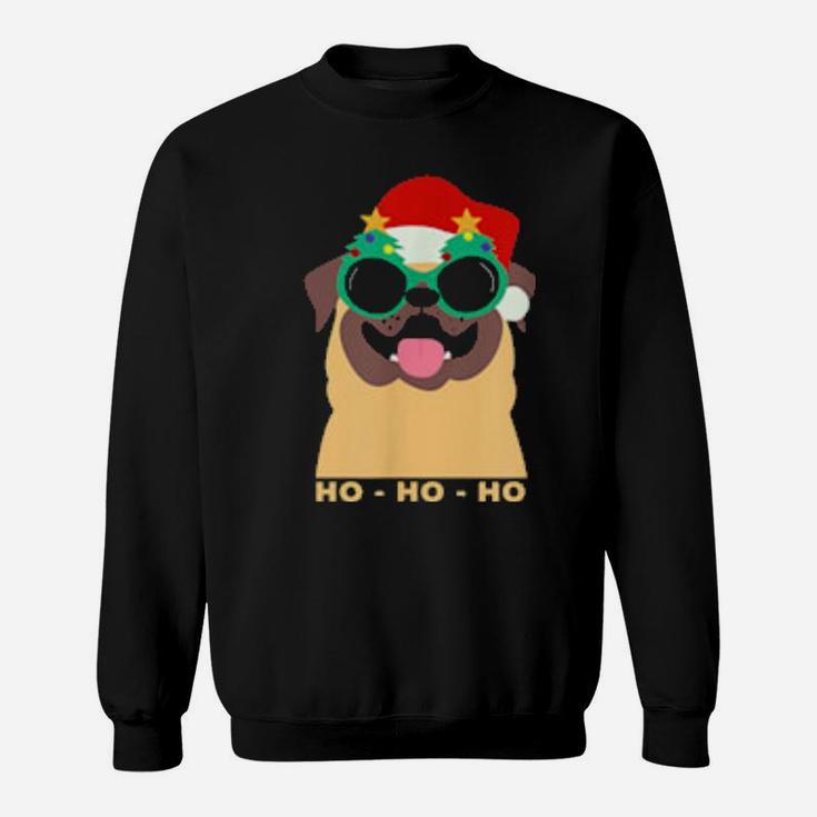 Ho Ho Ho Santa Hat For Everyone Who Loves Dogs Sweatshirt