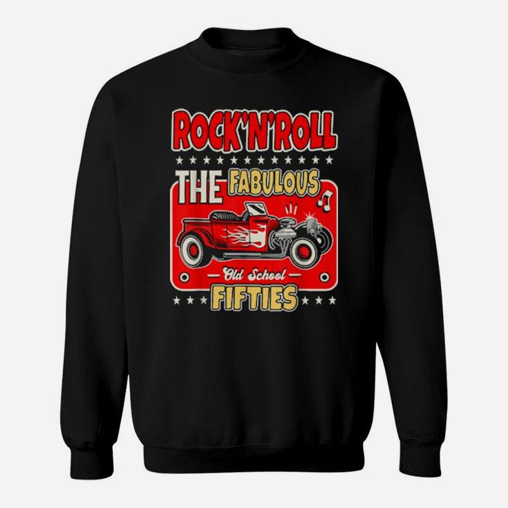 Hot Rod 50S Sock Hop Rockabilly Clothing Vintage Classic Car Sweatshirt