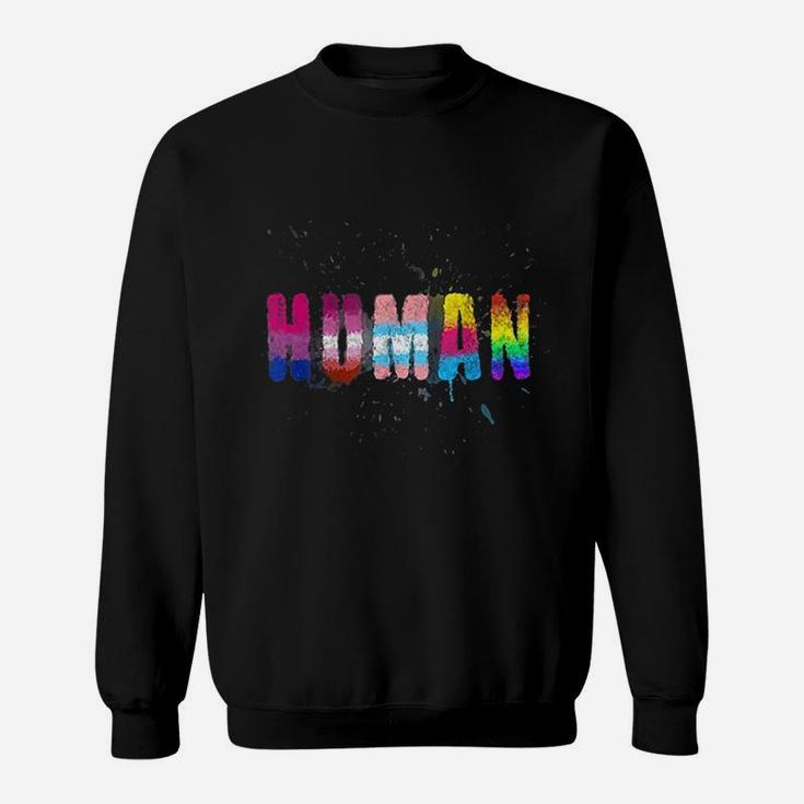 Human Colorful Sweatshirt
