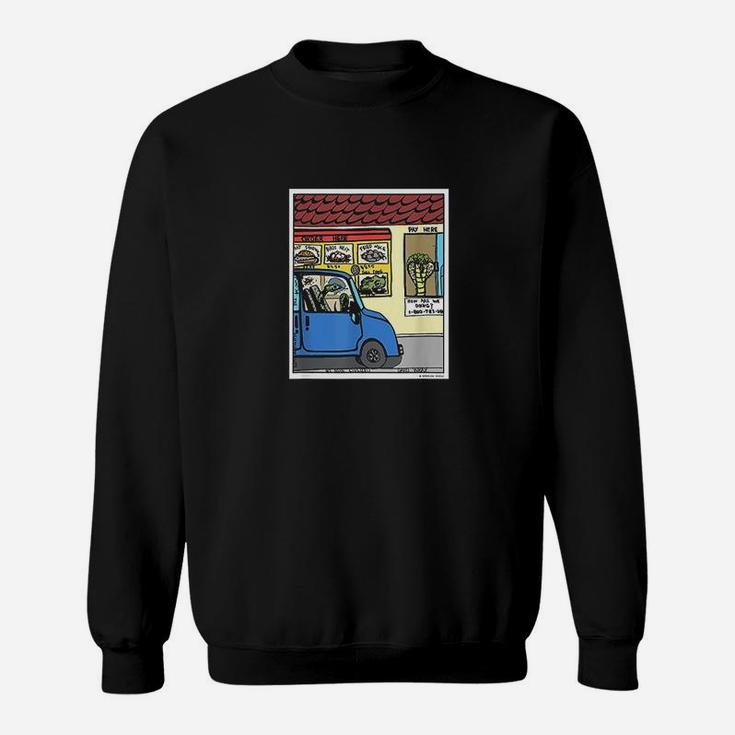 Hungry Snake Drive Thru Funny Reptile Lover Gift Sweatshirt