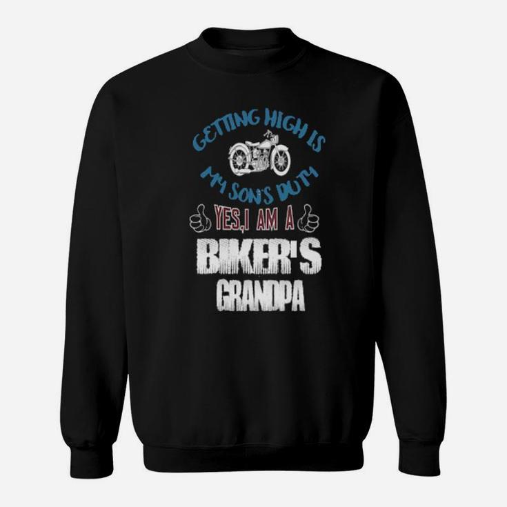 I Am A Biker's Grandpa Sweatshirt