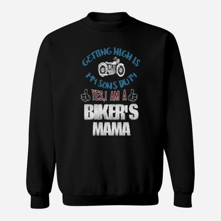 I Am A Biker's Mama Sweatshirt
