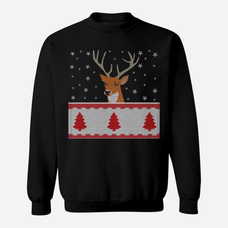 I Like Big Racks Bow Hunter Xmas Deer Hunting Sweatshirt Sweatshirt