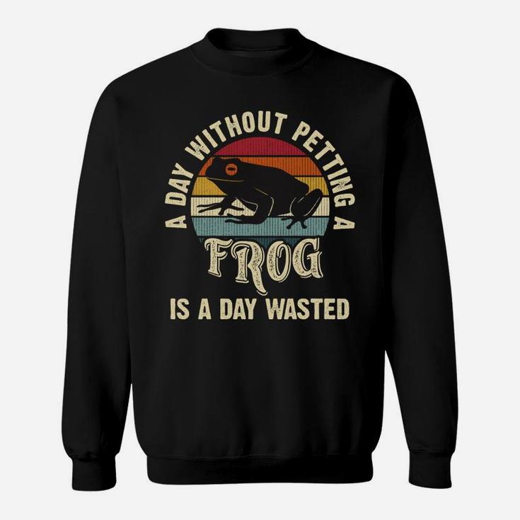 I Like Frog Funny Frog Lover Cute Vintage Animal Pet Cute Sweatshirt