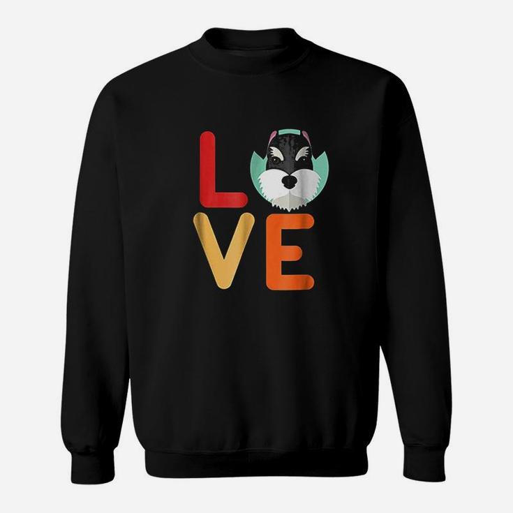 I Love Dog And Puppy Sweatshirt
