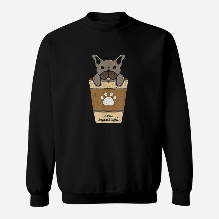 I Love Dogs And Coffee Sweatshirt