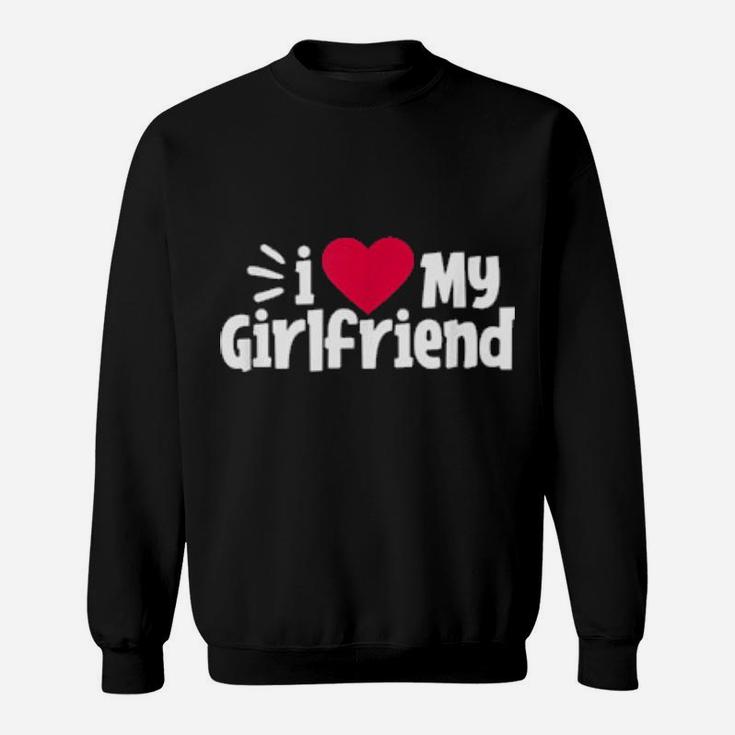 I Love My Girlfriend Couples Boyfriend Valentine's Day Sweatshirt