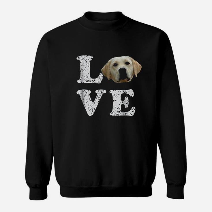 I Love My Yellow Lab  Labrador Retriever Dog Sweatshirt