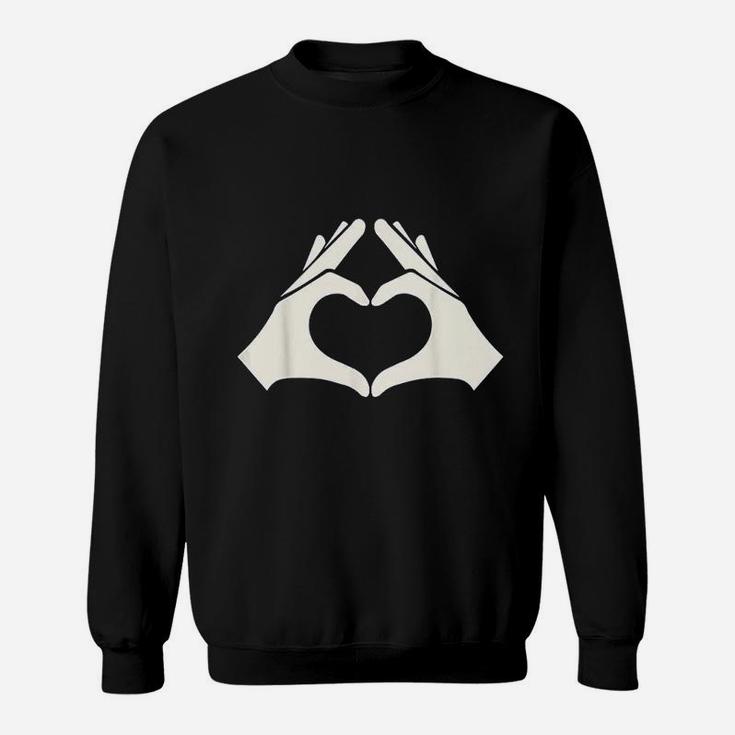 I Love You Shape A Heart Sweatshirt