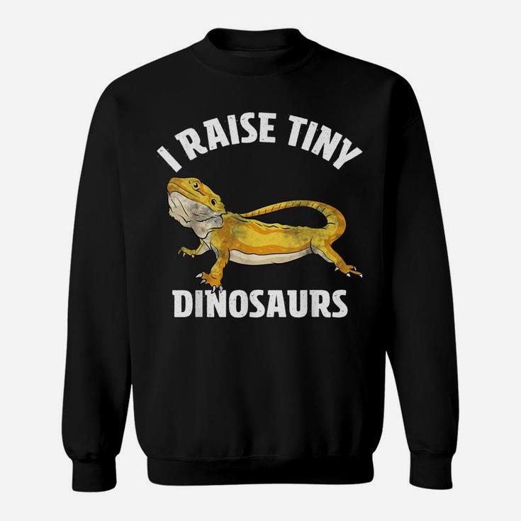 I Raise Tiny Dinosaurs Bearded Dragon Mom Dad Kids Gift Sweatshirt