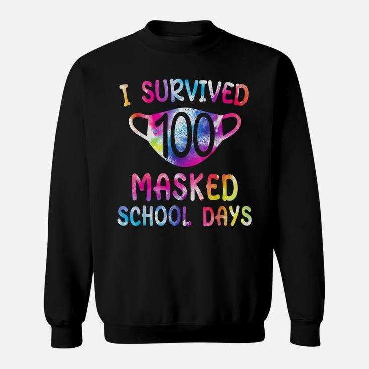I Survived 100 Masked School Days For Kids Student Teacher Sweatshirt
