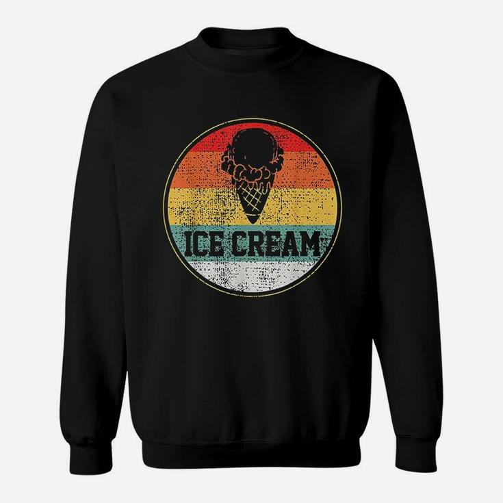 Ice Cream Retro Vintage Summer Treats Cool Sweatshirt