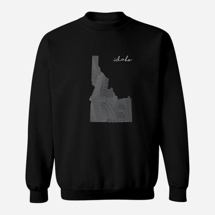 Idaho Kid State Flag Root Map Home Love Sweatshirt