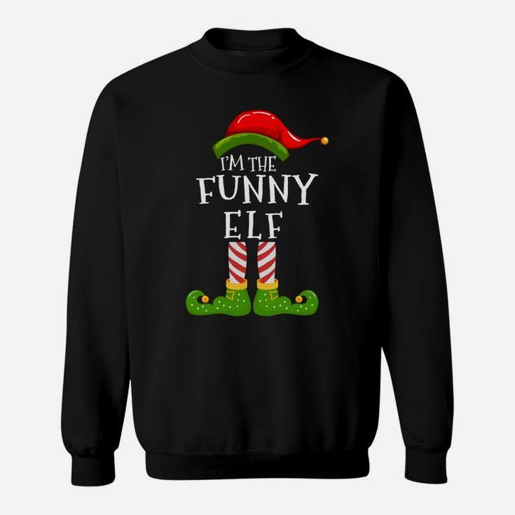 I'm The Funny Elf Group Matching Family Christmas Pyjamas Sweatshirt Sweatshirt