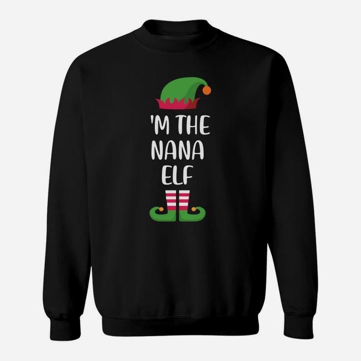 I'm The Nana Elf Christmas Family Matching Group Funny Sweatshirt
