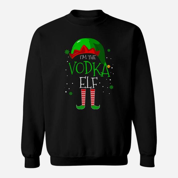 I'm The Vodka Elf Family Matching Costume Christmas Gift Sweatshirt
