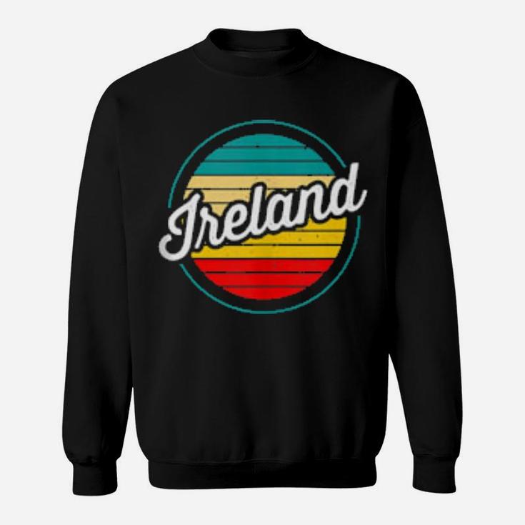 Ireland Retro Sunset Vintage Distressed Design Sweatshirt