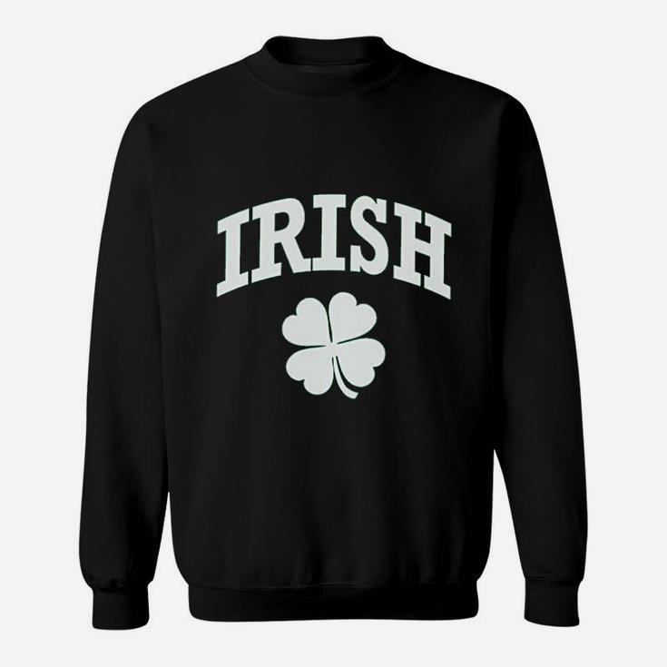 Irish Clover Quatrefoil Beer St Patricks Day Sweatshirt