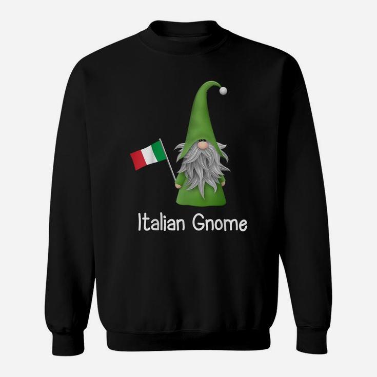 Italian Gnome Holding The Flag Of Italy Sweatshirt