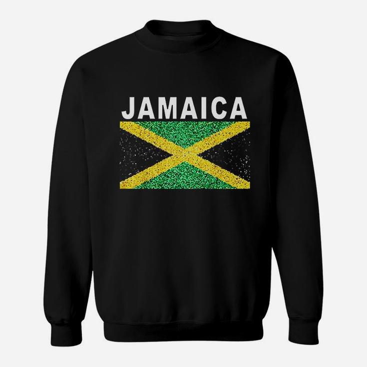 Jamaica Flag Artistic Jamaican National Pride Sweatshirt