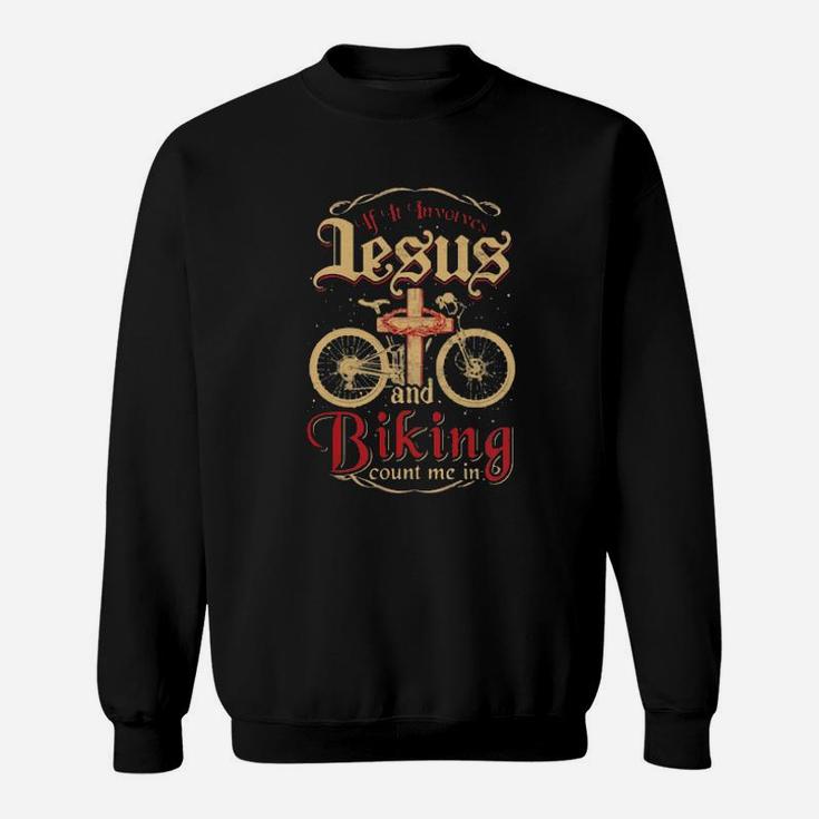 Jesus Biking Sweatshirt