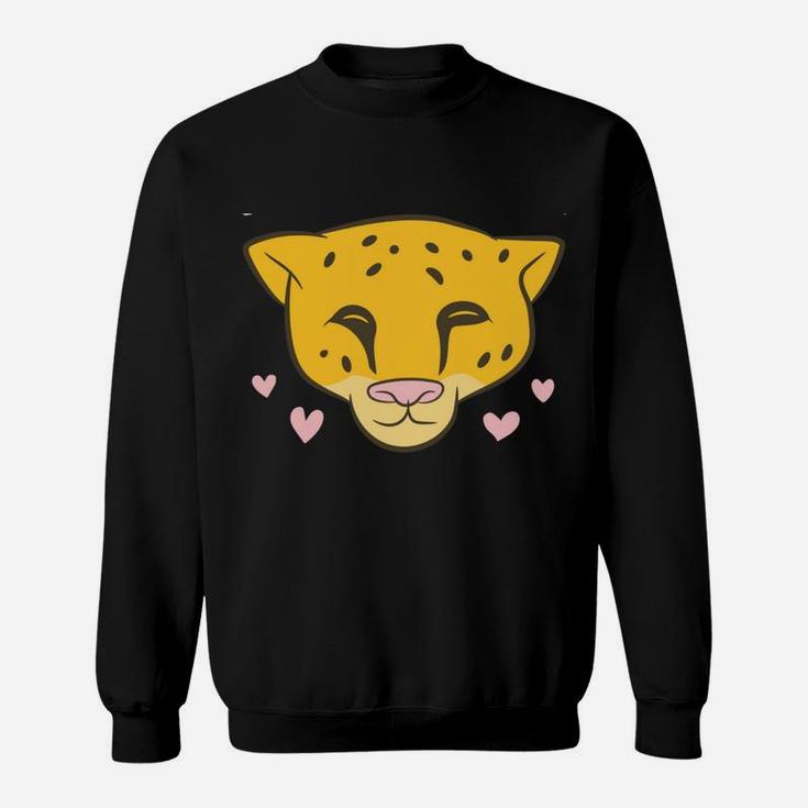 Just A Girl Who Loves Cheetahs Cute Cheetah Girl Sweatshirt