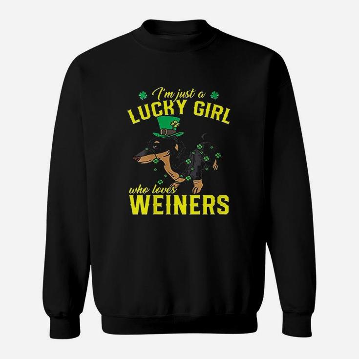 Just A Girl Who Loves Weiners Dog Sweatshirt