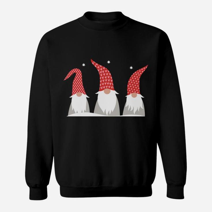 Just Hangin With My Gnomies Merry Christmas Cute Holiday Sweatshirt