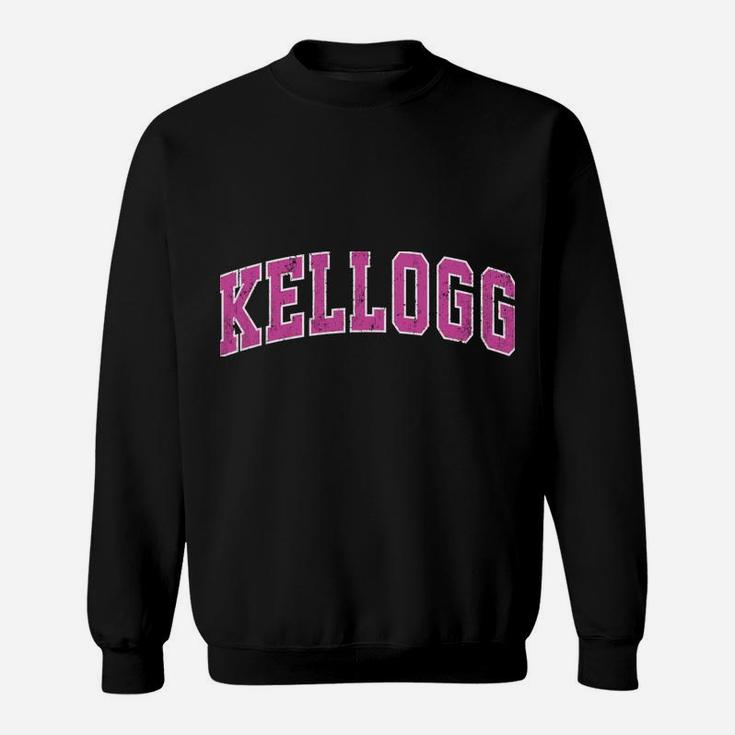 Kellogg Idaho Id Vintage Sports Design Pink Design Sweatshirt