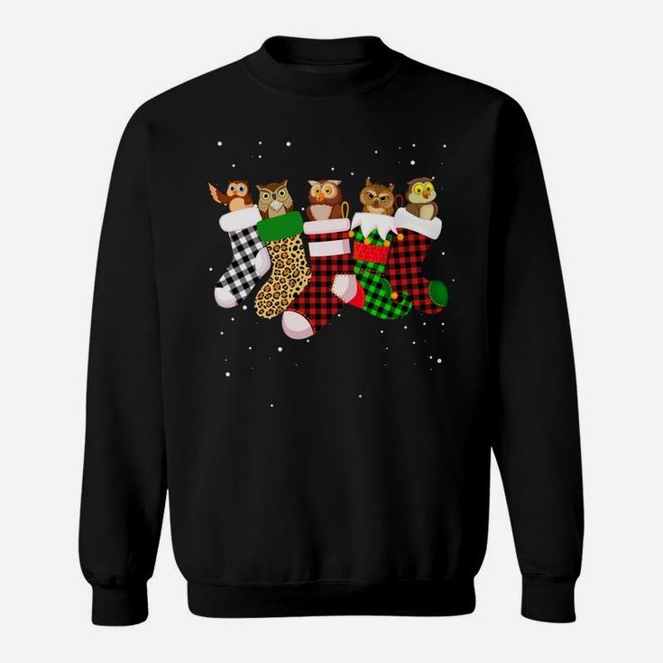 Ki Funny Owl Christmas Socks Costume Merry Xmas Gifts Sweatshirt