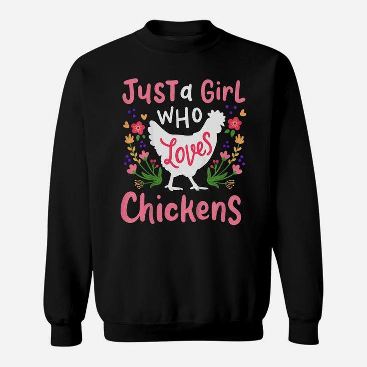 Kids Chicken Hen Love Cute Gift Sweatshirt