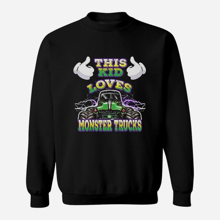 Kids Monster Truck Sweatshirt